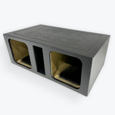 Dual 12" Square Mega Super Bass Series Subwoofer Box Ported 2x12" Woofers