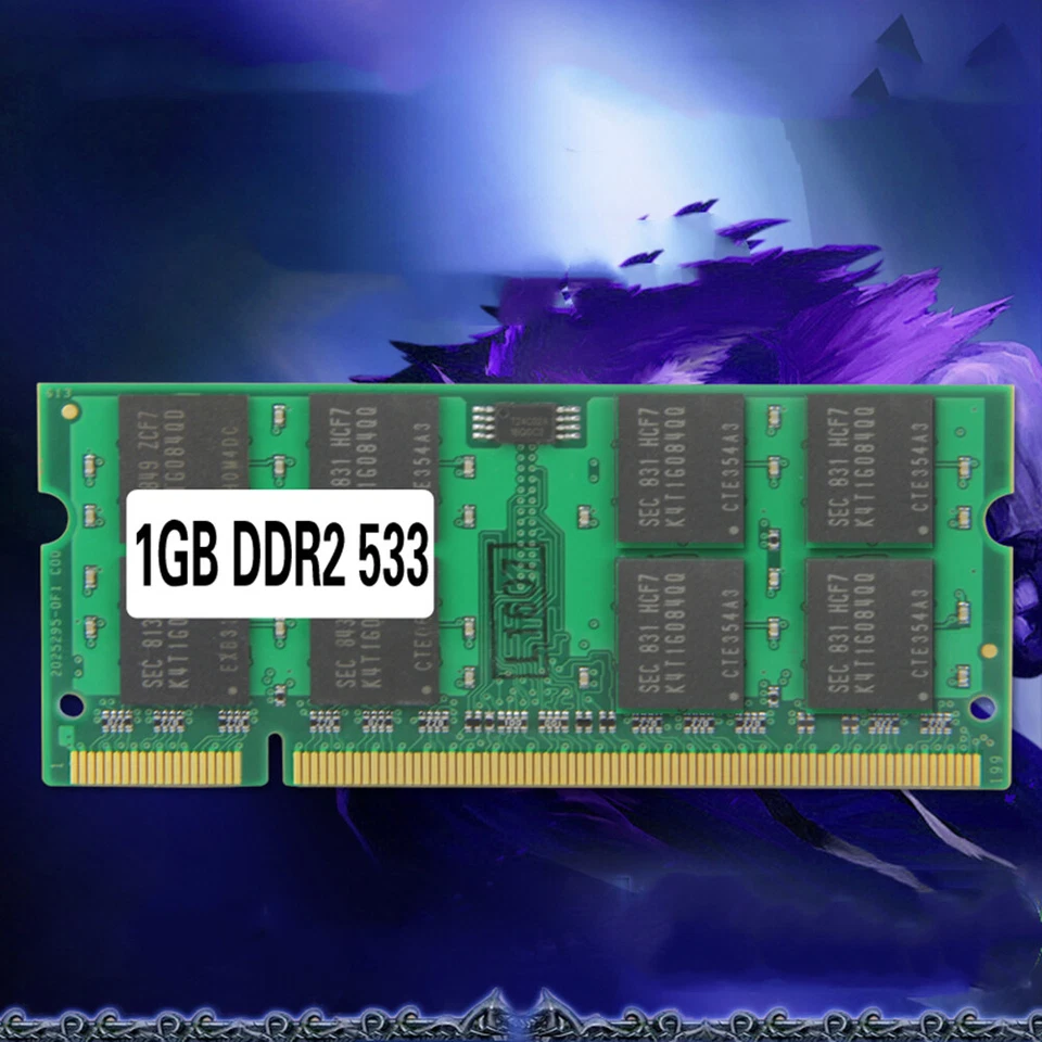 Laptop Memory Ram SODIMM PC2-4200 DDR2 533MHz 200PIN 2GB/PC2 4200 DDR 2 533 MHz - Image 3 of 4