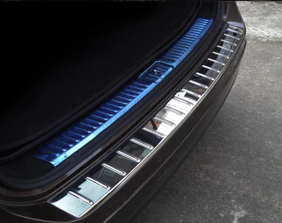 Parachoques trasero externo cromado ABS cromado para VW Touareg 2011-2017 Foto 2 de 4