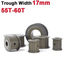 HTD 3M Timing Belt Pulley AF-Type 60T Hard Oxidation For 17mm Wide Timing Belt