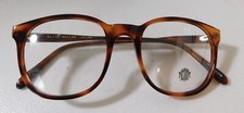 Vintage ELITE OPTICAL Senior 52 Amber 50/20 Eyeglass Frame New Old Stock B6