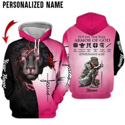 Put On The Full Armor Of God Child of God Hoodie Sweatshirt Full