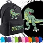 Personalised Back To School Dinosaur Backpack Kid Custom Name Boys Girls Bag#SSH