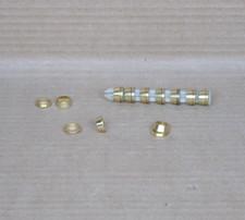 NEW LOT OF 10 BRASS 3/8" DOUBLE FERRULE FOR BRASS TUBE FITTINGS FRONT AND BACK
