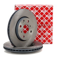 febi Bremsscheiben Ø 247mm für CITROEN C1 PEUGEOT 107 108 TOYOTA AYGO vorne