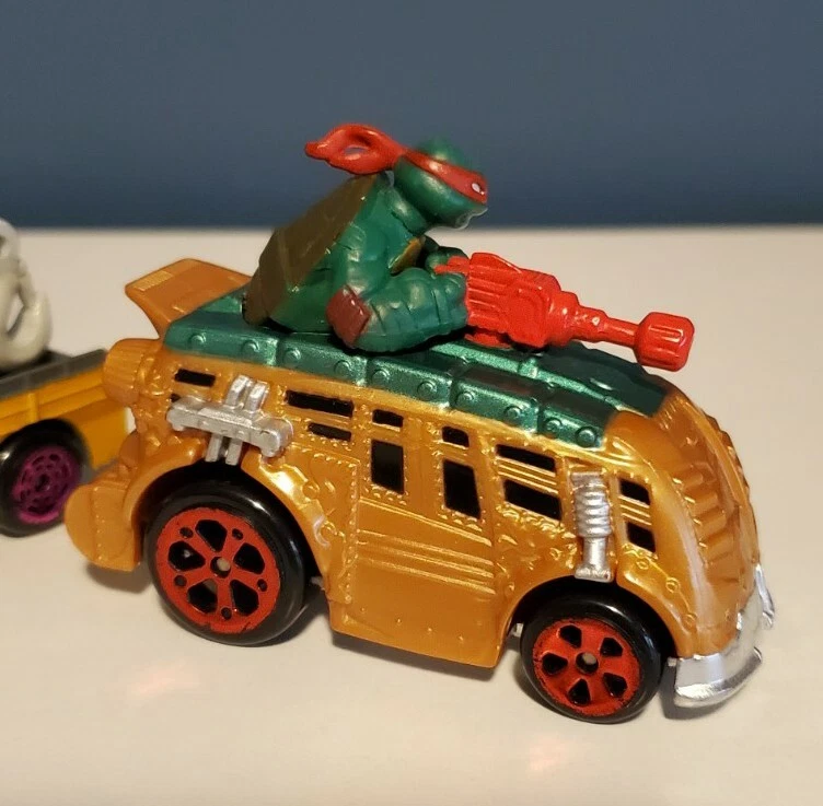 Playmates TMNT Raphael Assault Van Diecast Car Teenage Mutant Ninja Turtles Foto 4 de 4