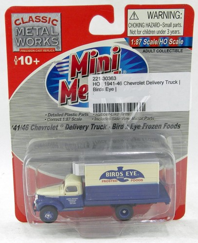 Camión de reparto Chevrolet escala HO '41/46 - Bird's Eye Foods - Mini metales #30363 | Zustand: New