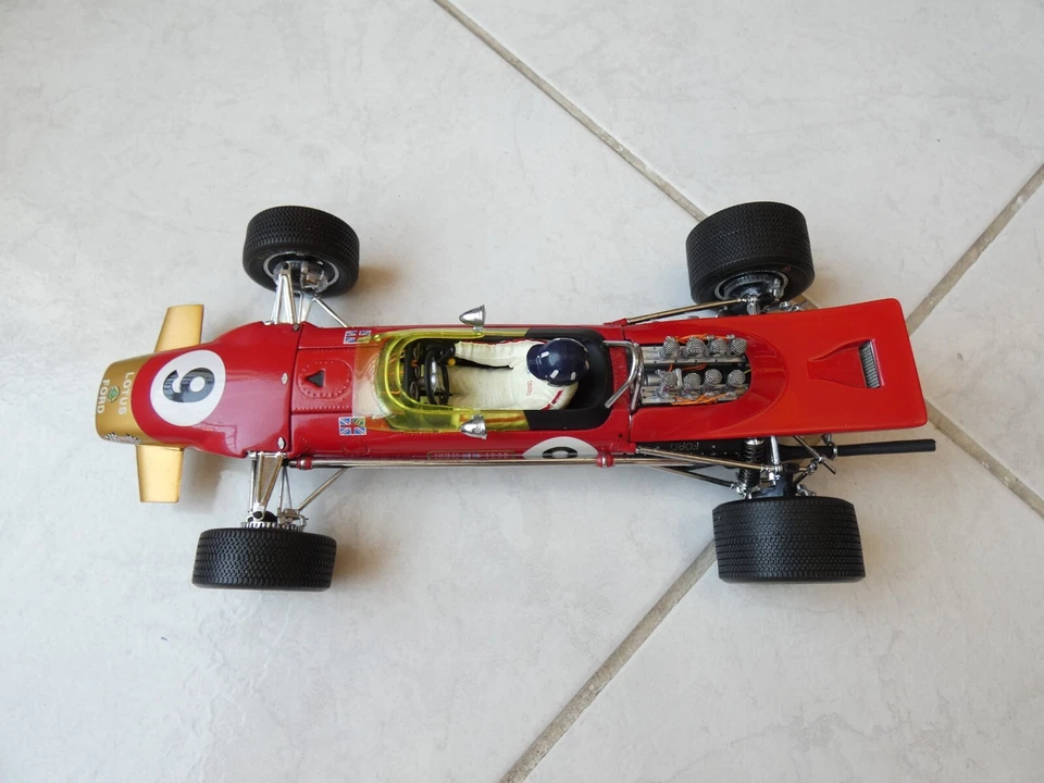 Lotus Ford Tipo 49B Graham Hill #9 Gp Monaco 1968 1/18 Exoto F1 - Immagine 4 di 4