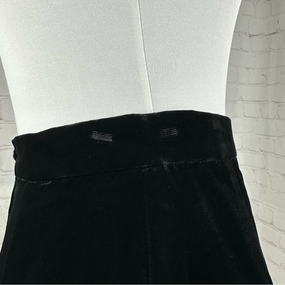 Gonna a matita Valentino Studio donna nera velluto silenziosa lusso designer W27