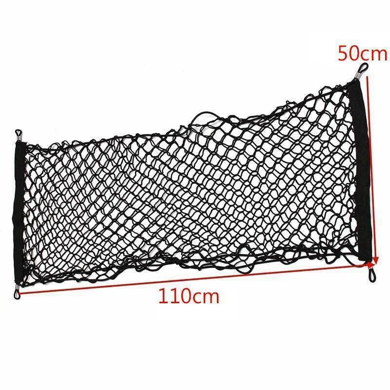Envelope Style Trunk Cargo Net Storage Organizer Universal Bag Hook for Car Rear - Image 2 of 4
