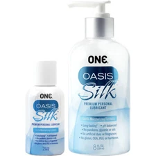 ONE Oasis Silk Hybrid Based Long Lasting Premium Personal Lubricant