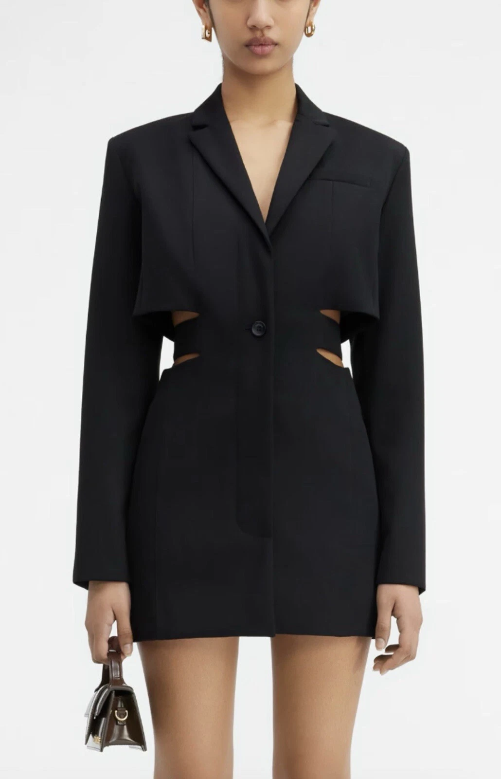 Jacquemus — Jacquemus La Robe Bari Black Blazer Mini Dress Size36 BNWT