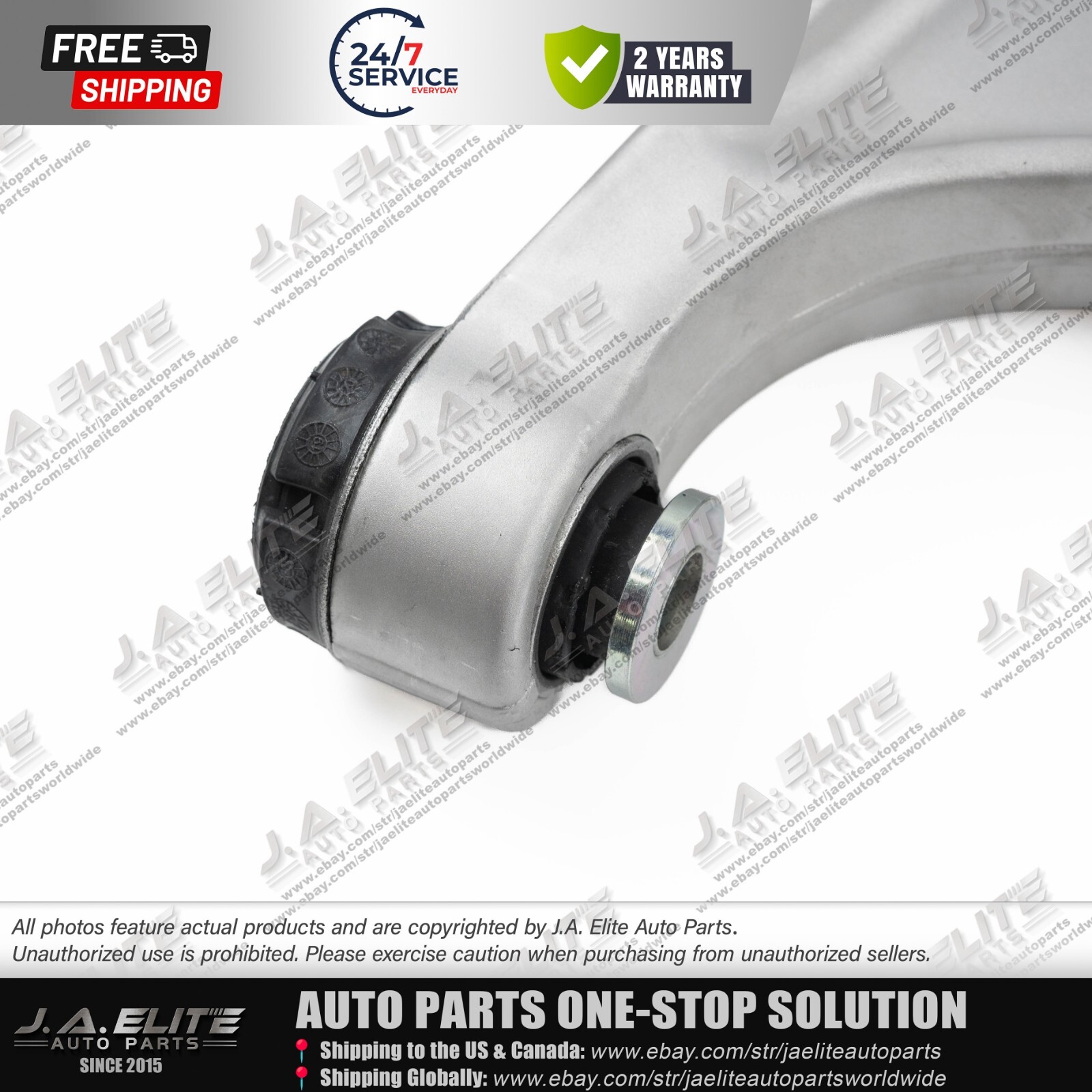2pcs Front Right Upper & Lower Control Arm fit Maserati Levante (2017+)