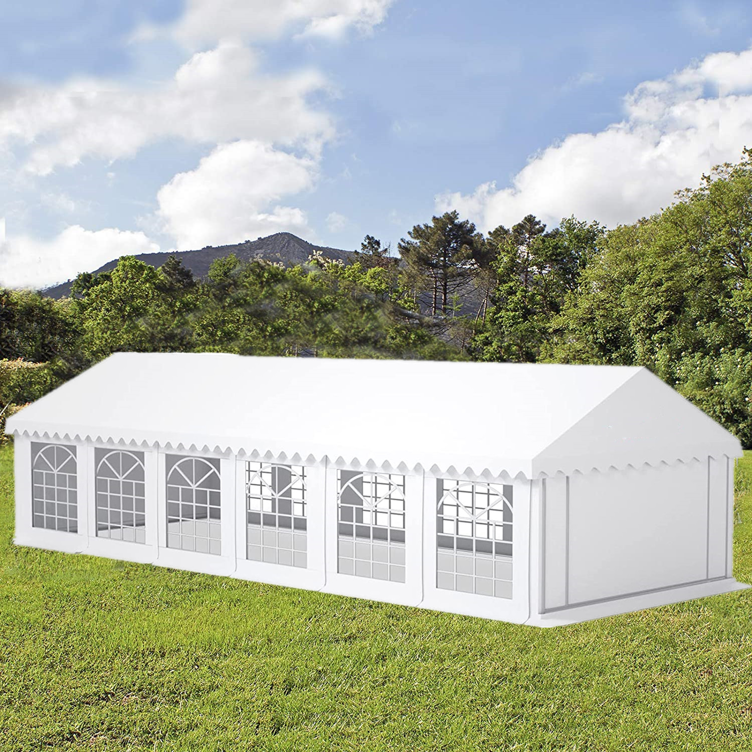 20'x40' Heavy Duty Party Tent Outdoor Wedding Event Tent Gazebo Canopy Awning