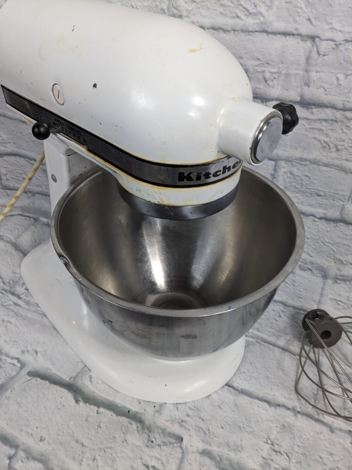 KitchenAid Classic Mixer K45SS Tilt Head Stand Mixer Bowl w/Accessories