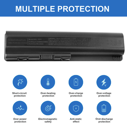 Battery for HP Pavilion DV4 DV5 DV6 Compaq Presario CQ40 CQ45 CQ60 CQ61 G60 G71 - Picture 6 of 10