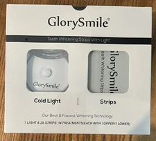 GlorySmile Teeth Whitening Strips with Light - A0080