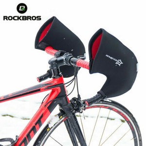 ROCKBROS Bike Handlebar Cycling Gloves Winter Warm Windproof  Road  Bike Gloves
