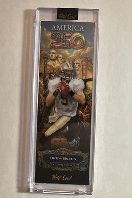 Wild Card 2026 America 250 Slim Gem Drew Brees #2/2