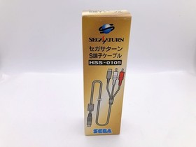 Sega Saturn S-Video Cable HSS-0105 Box Official Japan Tested