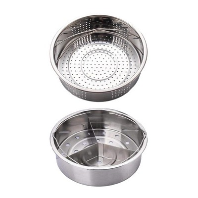 Edelstahl-Dämpfkorb, Dampfeinsatz für Gemüse, Eier, Hühnchen