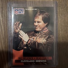 1991 Pro Set - Bill Belichick #126 (RC)