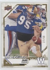 2019 Upper Deck CFL Gold 27/50 Jake Thomas #138 md3