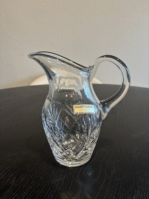 RARE Real Crystal Pitcher Saint-Louis Cristal De-France Brand New