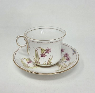 Thomas Forester & Sons Ltd. Flower Pattern Tea Cup and Saucer Phoenix Bone China