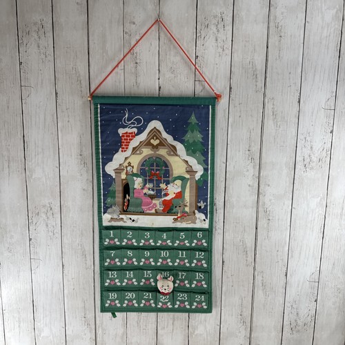 Avon 1987 Advent Countdown To Christmas Calendar Vintage  With Mouse Holiday