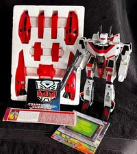 G1 1985 JETFIRE • 100% COMPLETE STYROFOAM & TECH SPEC • VINTAGE G1 TRANSFORMERS