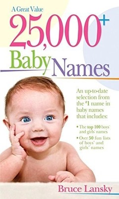25,000 + (Baby Names) by Lansky, Bruce, Good Book