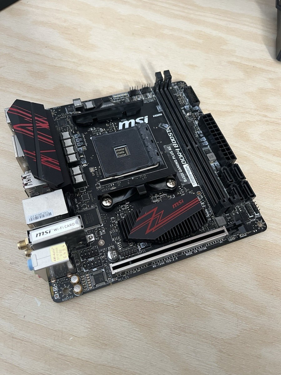 B450 Msi B450i Gaming Plus Ac Specs Msi B450m Gaming Wifi MSI - Main Image