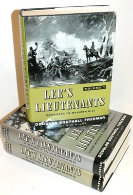 LEE'S LIEUTENANTS 3 Vols HB/DJs Douglas Southall Freeman 1970 A Study in Command