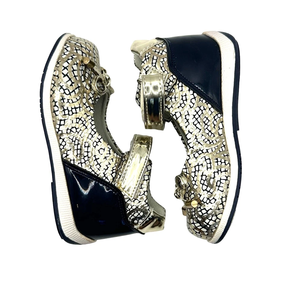 Галстук-бабочка Apakowa металлик Mary Jane плоская арка поддержка размер ЕС 21 США малыш размер 5 - Изображение 2 из 4