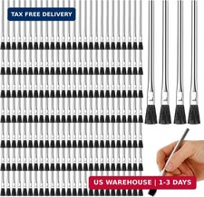 200 Pcs Acid Brushes Disposable, 3/8" Flux Brush for Soldering  Glue Brushes Wo