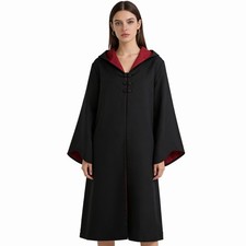 Wizard Robe with Hood for Adult and Teens Large