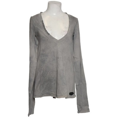 Artisan de Luxe, Langarmshirt, Größe: L, Grau, Baumwolle, Einfarbig, Damen #uAk