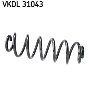 1X Fahrwerksfeder SKF Vkdl 31043 FüR VW Beetle 5C7 5C8 Jetta 4 162 163 AV3 AV2 6