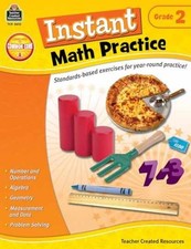 Instant Math Practice, - Paperback, by Teacher Created Resources - Very Good