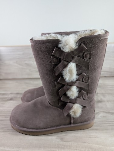 Koolaburra by UGG W Victoria Tall Boot Cinder Women's US 8 - Picture 8 of 14