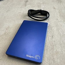 SEAGATE SRD00F1 BACKUP PLUS 1TB EXTERNAL HARD DRIVE BLUE *TESTED & WORKING*