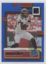 2022 Panini Clearly Donruss Rated Rookie Blue /99 Rachaad White #93 03k9