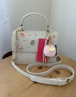 Adorable NWT Betsey Johnson Viral Gummy Bear Candy Sweets Crossbody Cream Charm