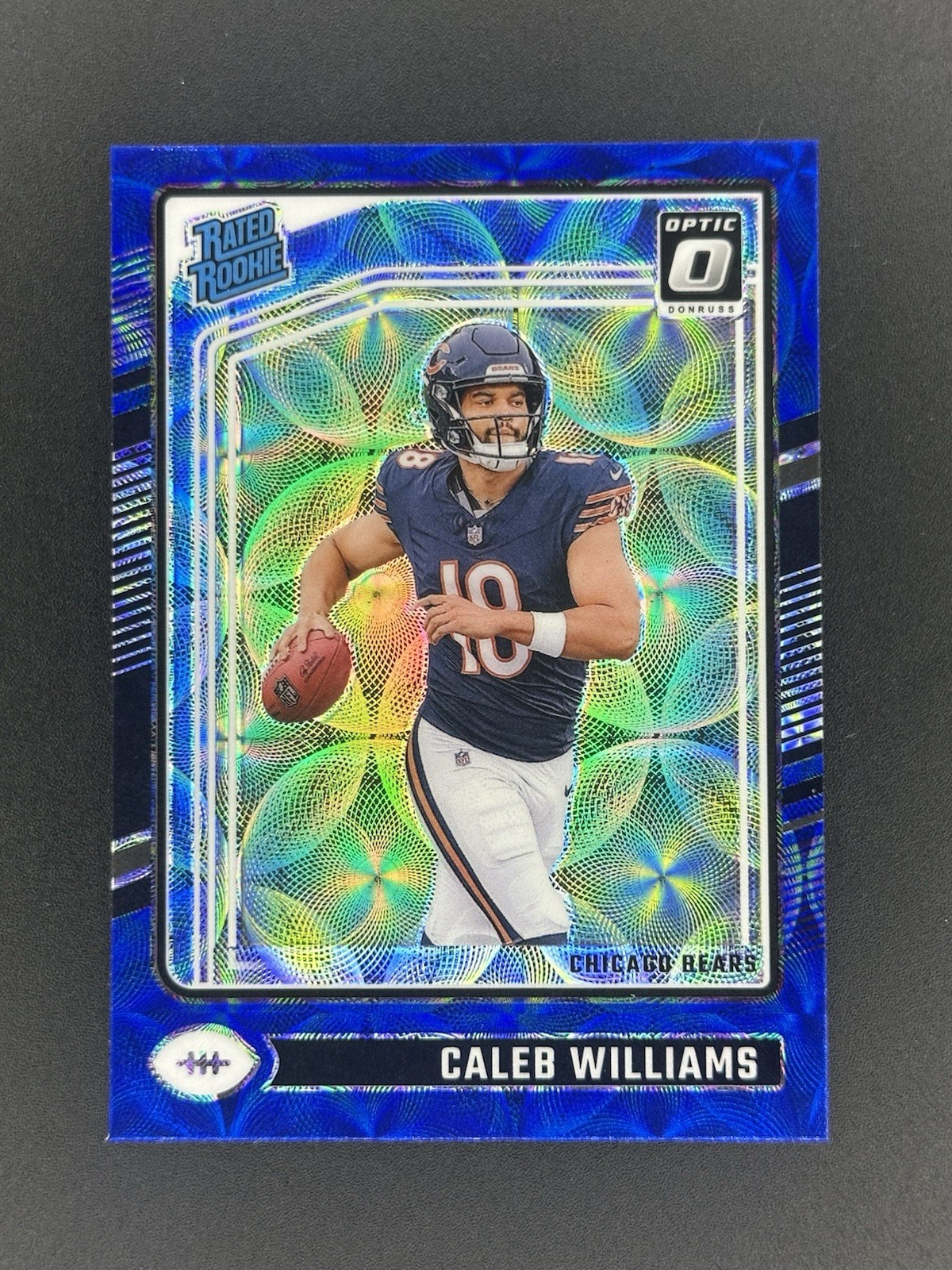 Caleb Williams - 2024 Panini Donruss Optic Rated Rookie #201 Blue Scope Prizm