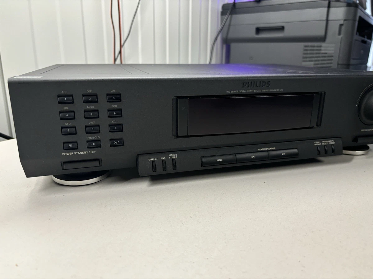 Sintonizador estéreo PHILIPS 70 FT920 negro HiEnd Series 900 - funciona bien