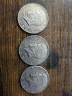 1969 D Kennedy Half Dollar Set Of Three