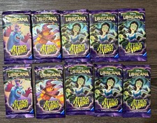 Lot Of 10 : Disney Lorcana Attack of the Vine Booster Packs