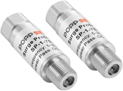 2x Parasurtenseur antenne satellite (Protection Adaptateur F fiche/prise) - Photo 1/4