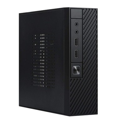 M06 SPCC 0.6mm Mini ITX Black Desktop Computer Chassis 2.5'' Drive Bay with VE...